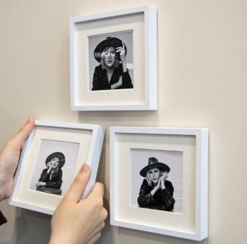 20x20 Paspartulu Beyaz Çerçeve - 3 Adet