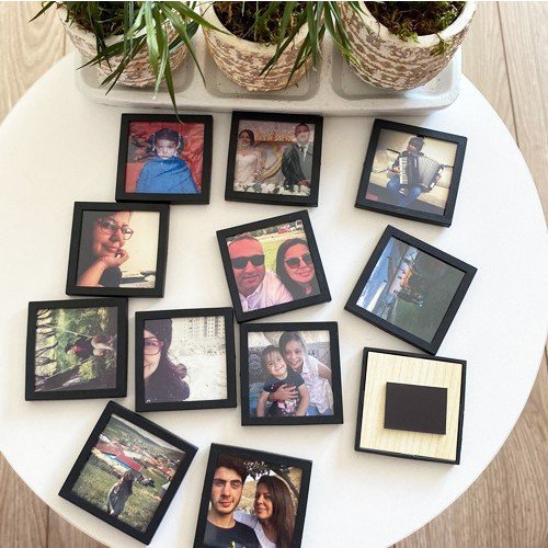 6x9 Siyah Çerçeveli Magnet - 10 Adet