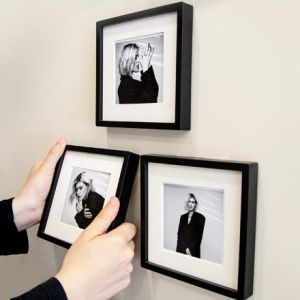 20x20 Paspartulu Siyah Çerçeve - 3 Adet