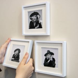 20x20 Paspartulu Beyaz Çerçeve - 3 Adet